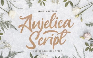 Anjelica Script - Bold Cursive Font