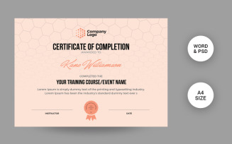 Corporate Certificate Template