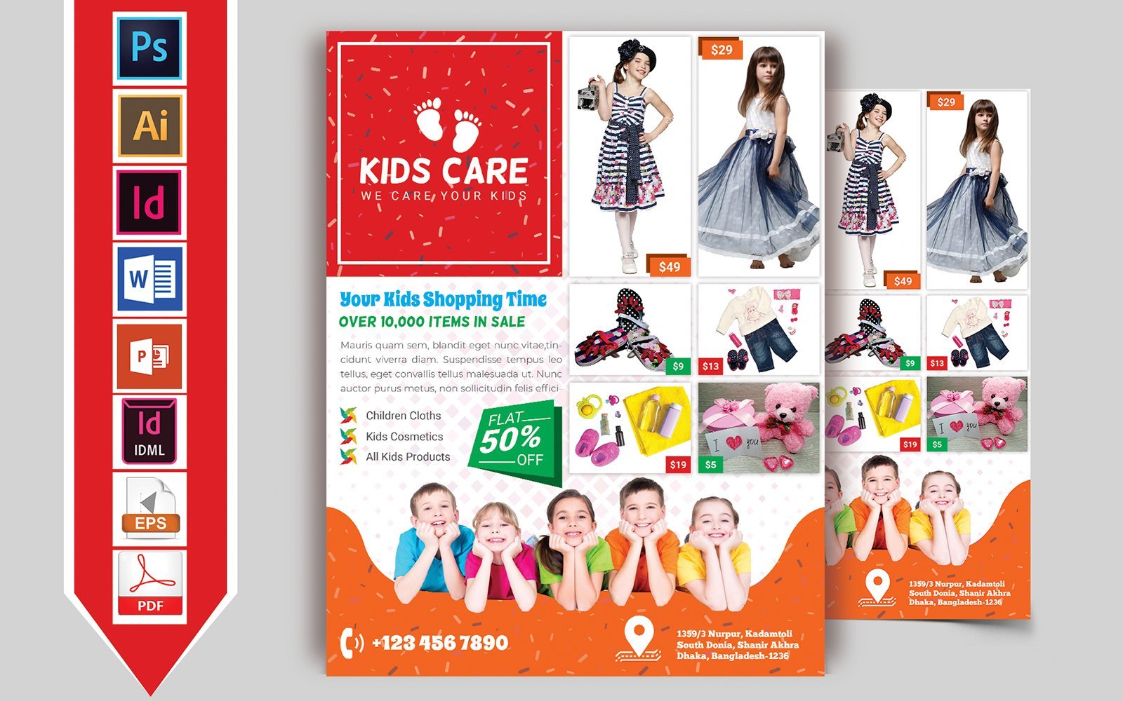 Kit Graphique #106349 Enfants Mode Divers Modles Web - Logo template Preview