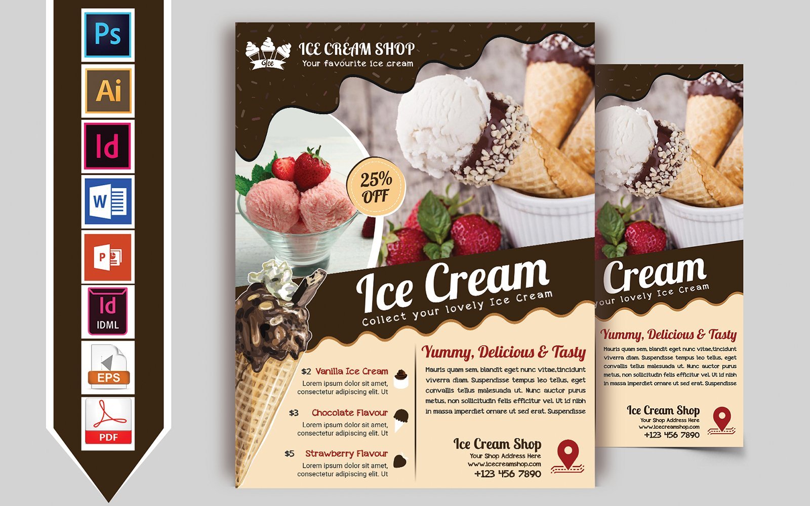 Kit Graphique #106365 Ice Cream Divers Modles Web - Logo template Preview