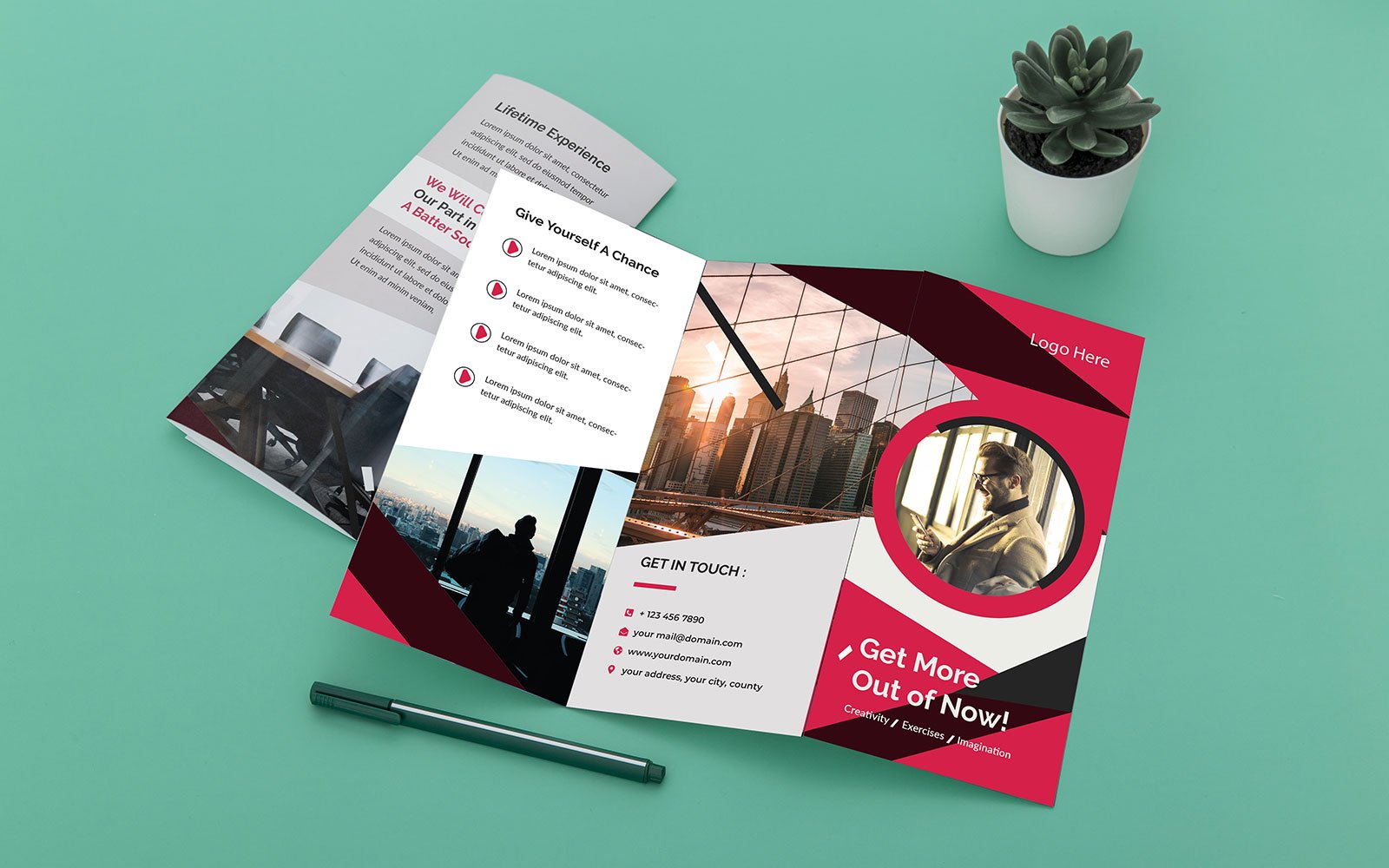 Kit Graphique #106371 Trifold Brochure Web Design - Logo template Preview