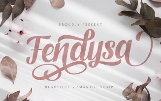 Fendysa - Beautiful Romantic Calligraphy Cursive Font