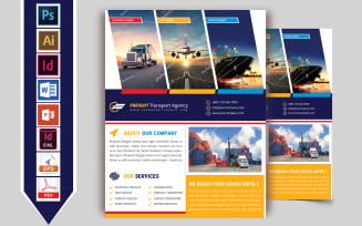 Freight Transport Agency Flyer Vol-01 - Corporate Identity Template