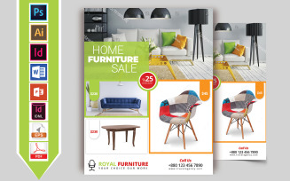 Furniture Shop Flyer Vol-01 - Corporate Identity Template