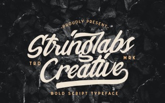Stringlabs Creative - Bold Cursive Font
