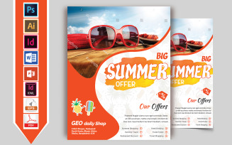 Summer Sale Flyer Vol-03 - Corporate Identity Template
