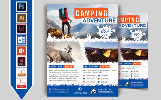 Camping Adventure Flyer Vol-02 - Corporate Identity Template