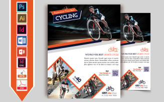 Cycle Shop Flyer Vol-01 - Corporate Identity Template