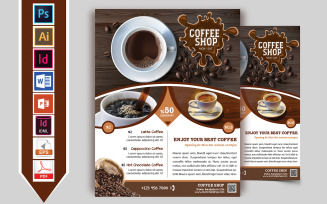 Coffee Shop Flyer Vol-01 - Corporate Identity Template