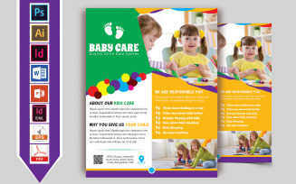 Baby Care Flyer Vol-03 - Corporate Identity Template
