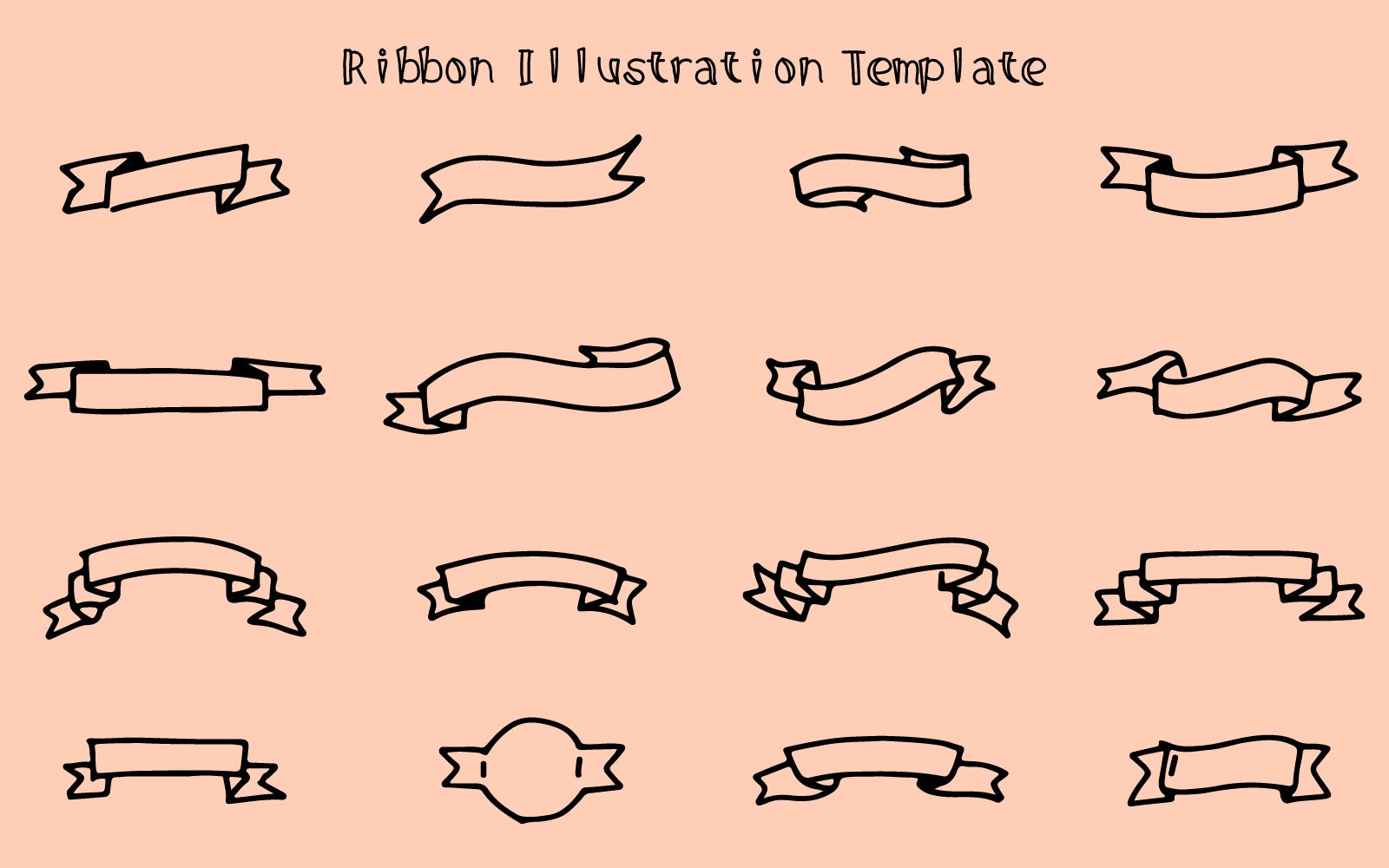 Kit Graphique #106881 Ribbon Illustration Divers Modles Web - Logo template Preview