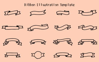Ribbon template - Illustration