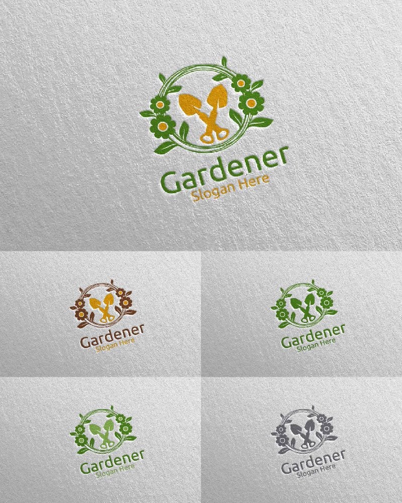 Template #106941 Zen Plants Webdesign Template - Logo template Preview