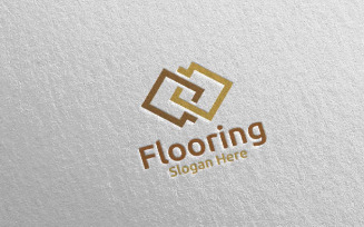 Flooring Parquet Wooden 30 Logo Template