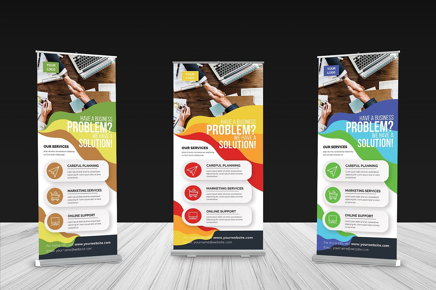 Template #107194 Advertisement Banner Webdesign Template - Logo template Preview