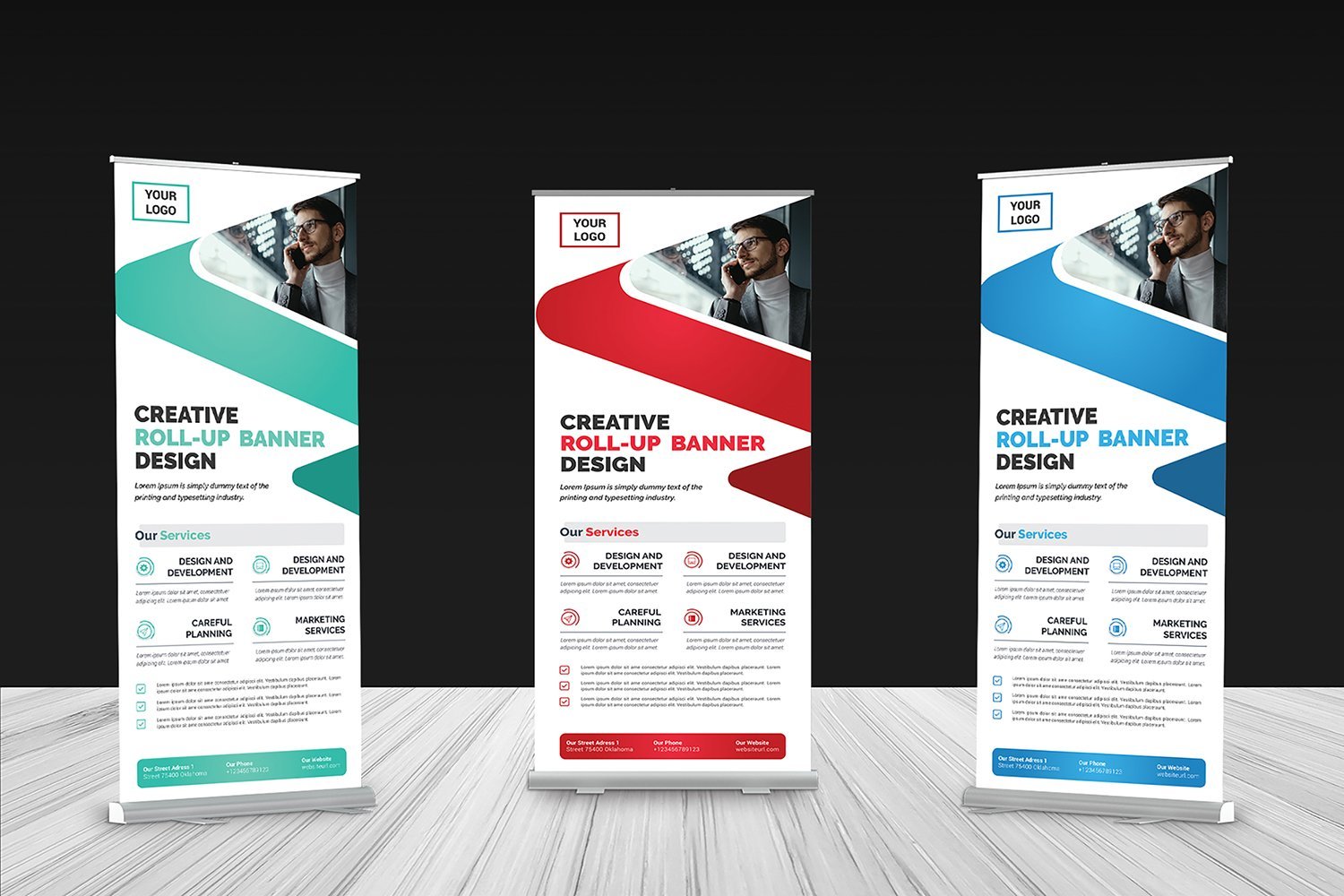 Template #107214 Advertisement Banner Webdesign Template - Logo template Preview