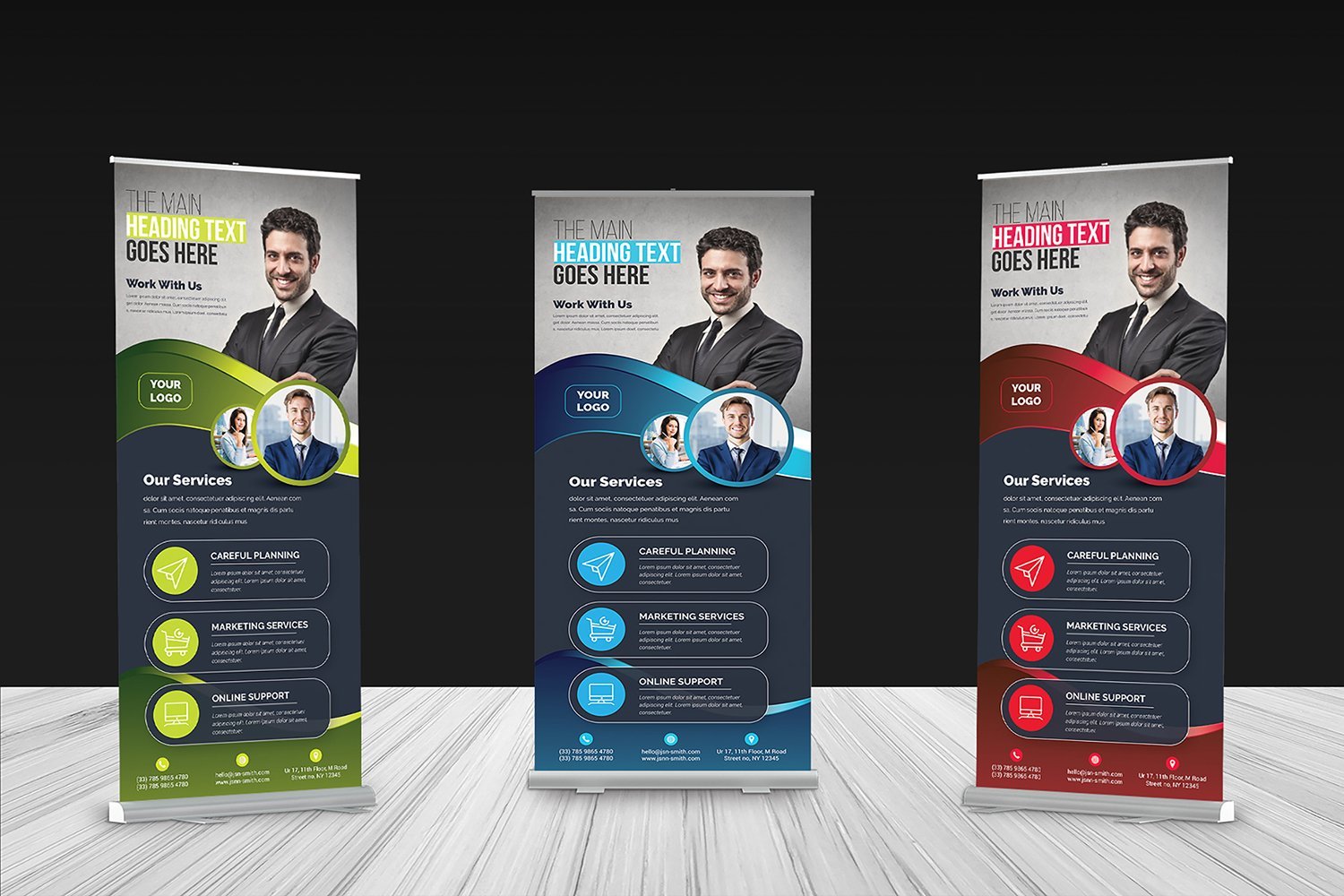 Template #107219 Advertisement Banner Webdesign Template - Logo template Preview