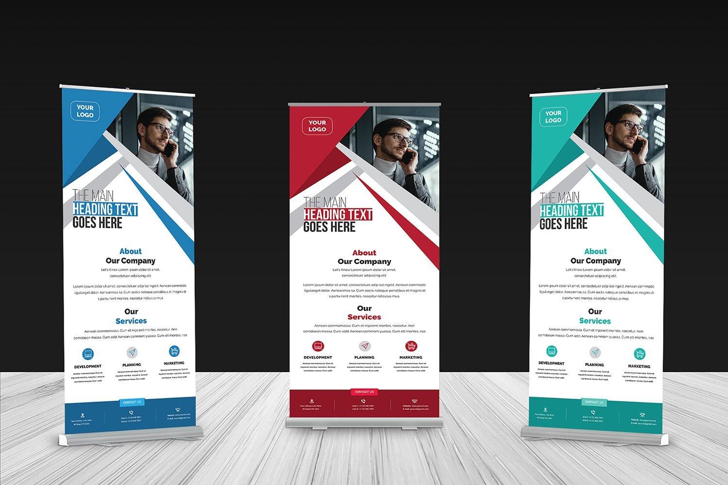 Template #107254 Advertisement Banner Webdesign Template - Logo template Preview