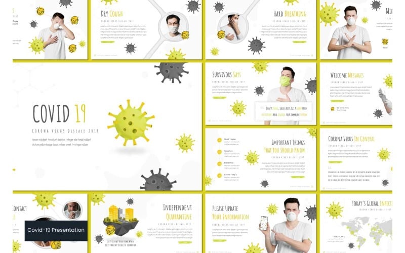 Covid 19 PowerPoint template PowerPoint Template