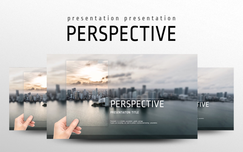 Perspective PowerPoint template PowerPoint Template