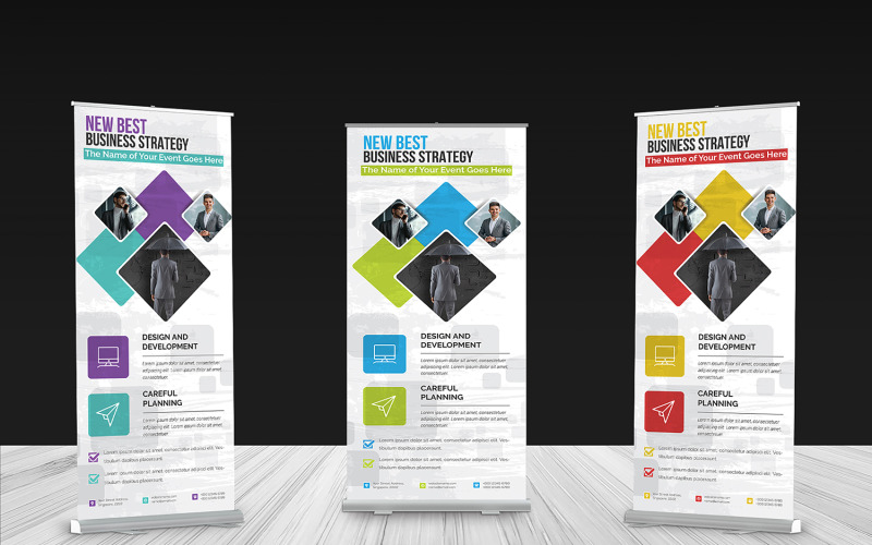 Roll-up Banner - Corporate Identity Template