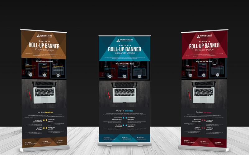 Roll-up Banner - Corporate Identity Template