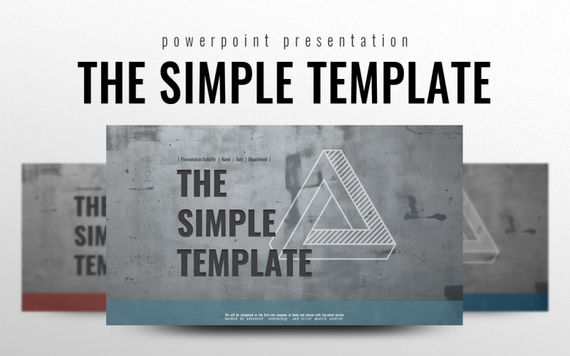 The Simple PowerPoint template PowerPoint Template