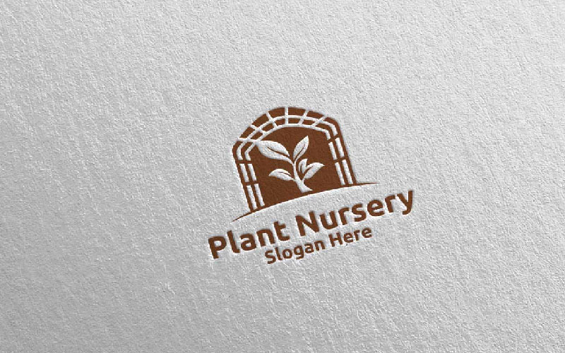 Plant Nursery Botanical Gardener Design 19 Logo Template