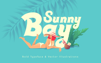 Sunny Bay and graphics Font