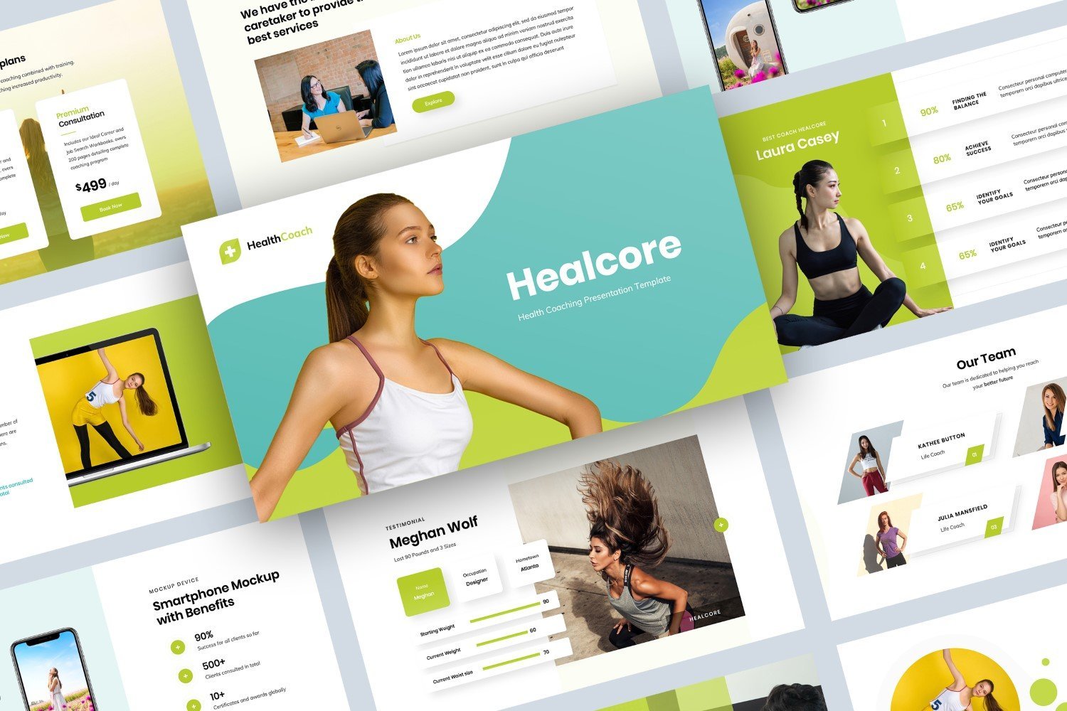 Kit Graphique #107478 Health Coach Divers Modles Web - Logo template Preview