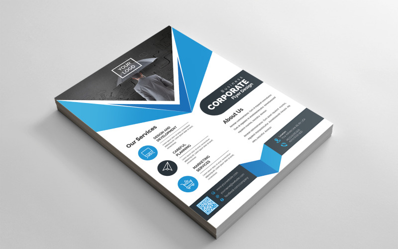 Modern Geometric Flyer - Corporate Identity Template