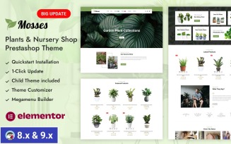 Mosses - Gardening & Houseplants Store PrestaShop Responsive Theme