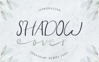 Shadow Over Font