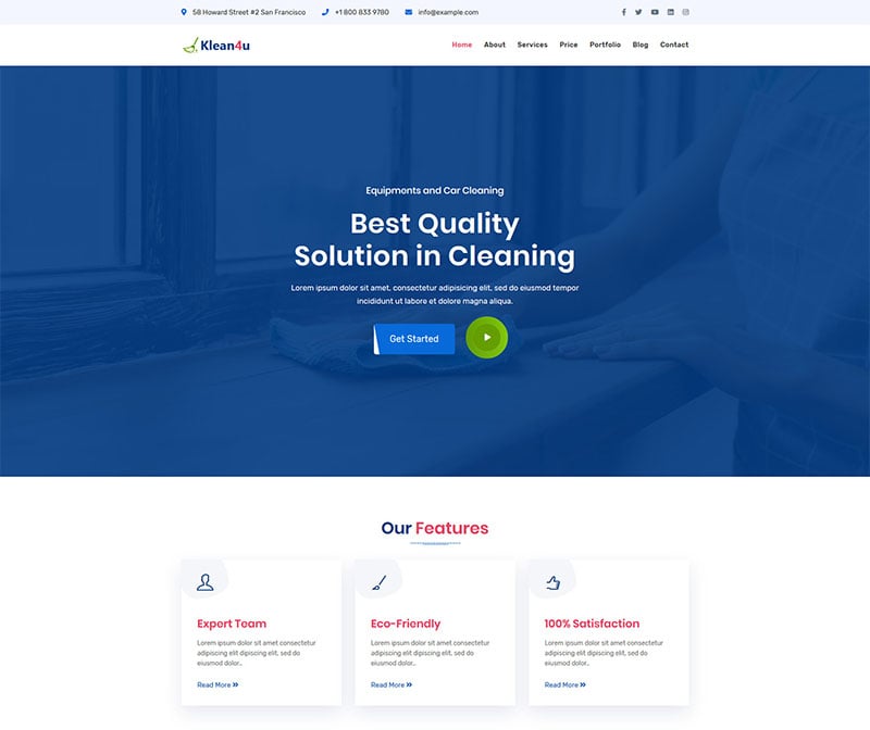 Template #107698 Cleanco Cleaning Webdesign Template - Logo template Preview