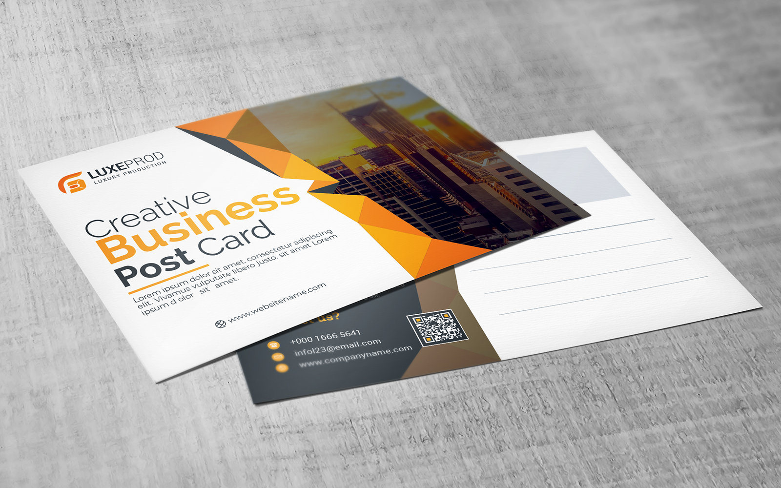 Creative Business Post Card - Corporate Identity Template