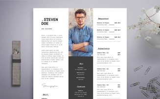 Steven Doe | Web Developer Resume Template