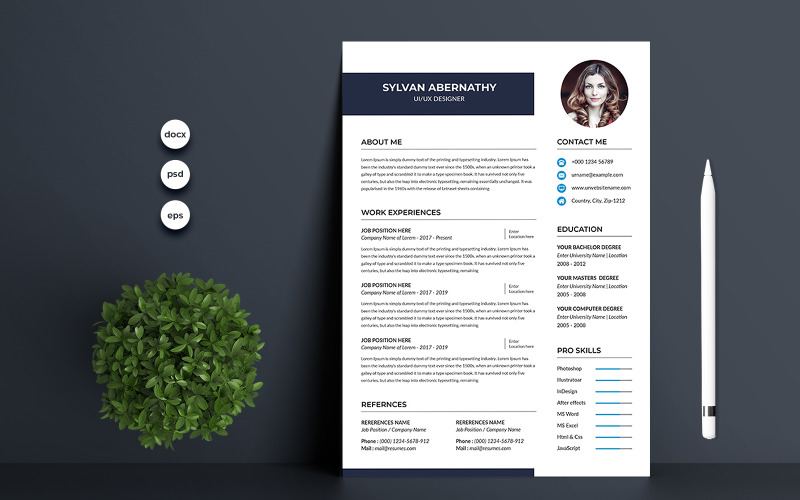 Sylvan Printable Resume Templates