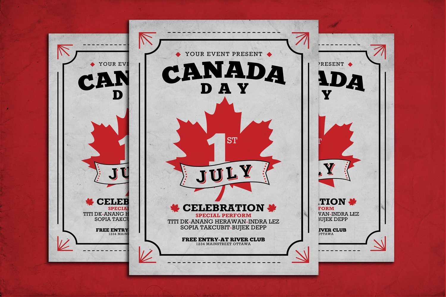 Kit Graphique #107809 Canada Jour Divers Modles Web - Logo template Preview
