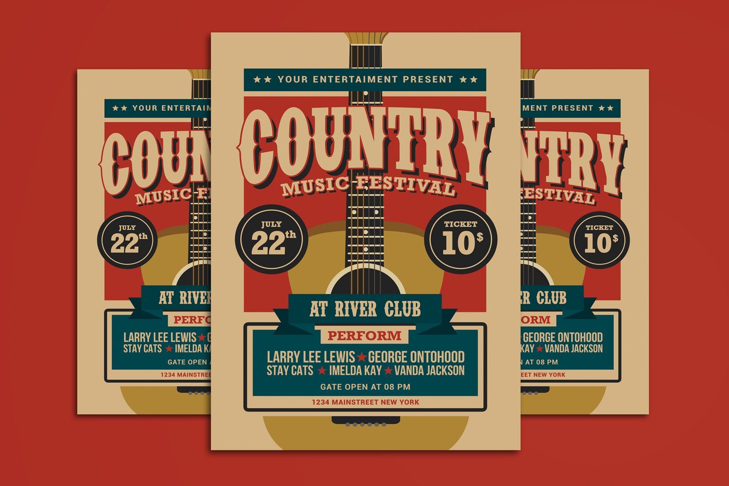 Template #107811 Flyer Country Webdesign Template - Logo template Preview