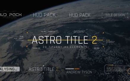 Astro Title 2 After Effects Template