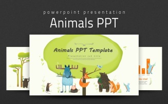 Animals PPT PowerPoint template