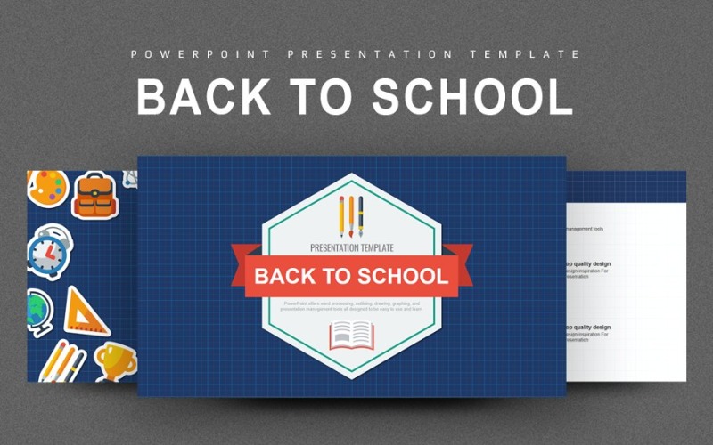 Back To School PowerPoint template PowerPoint Template