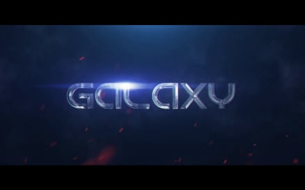 Galaxy Title Design After Effects Template