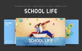 School Life PPT PowerPoint template