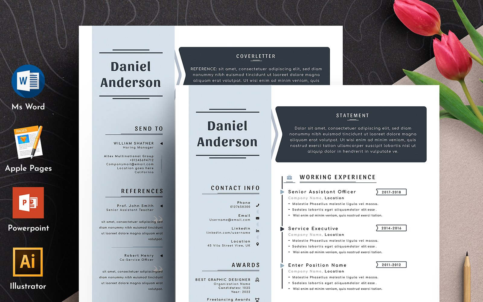 Template #107924 Template Cv Webdesign Template - Logo template Preview