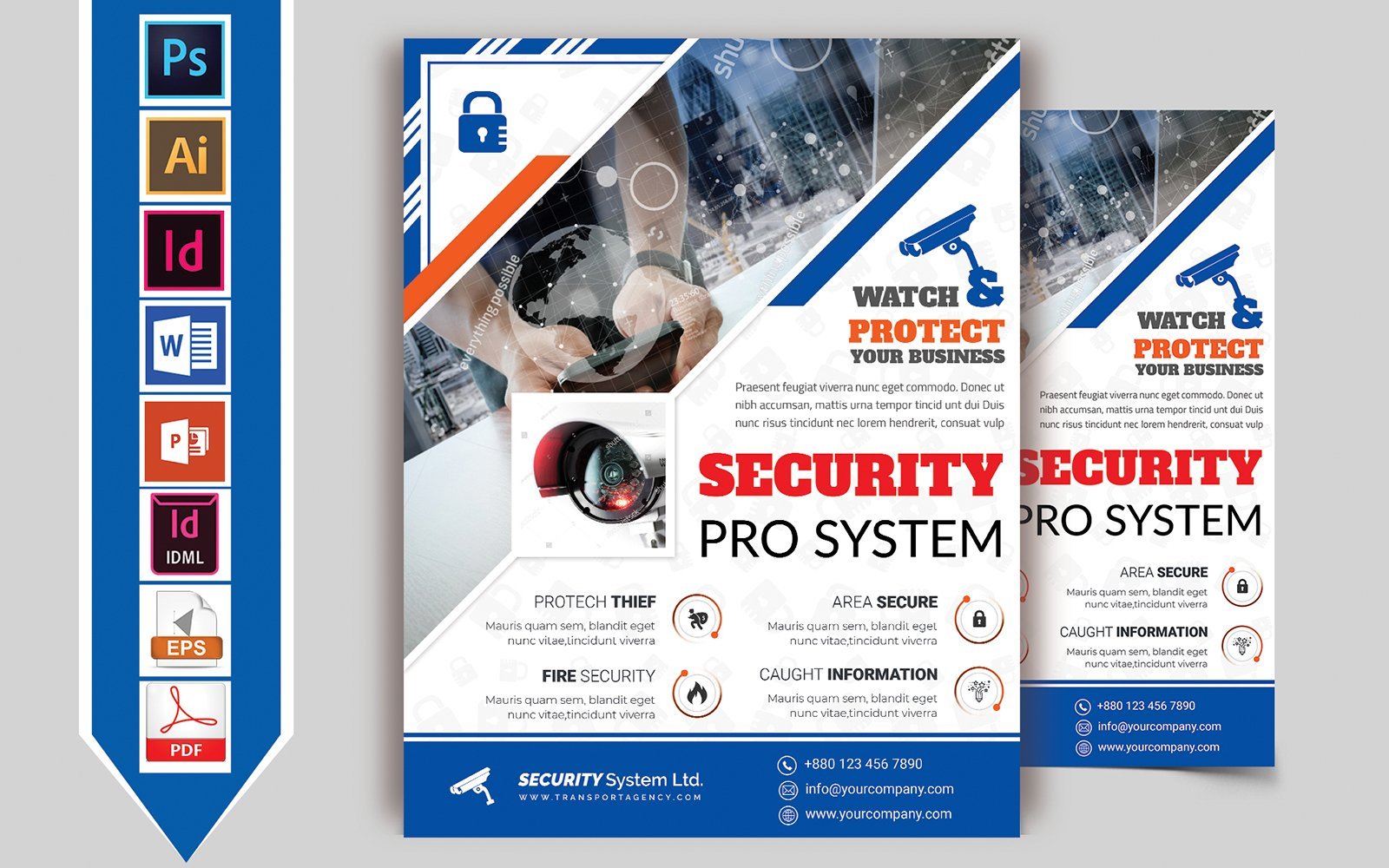 Kit Graphique #108050 Security System Divers Modles Web - Logo template Preview