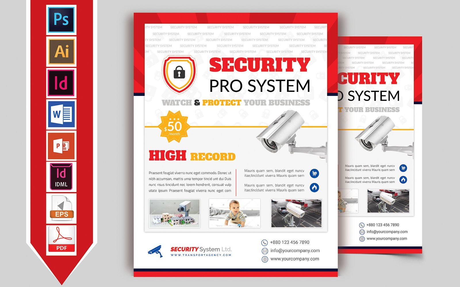 Kit Graphique #108051 Security System Divers Modles Web - Logo template Preview