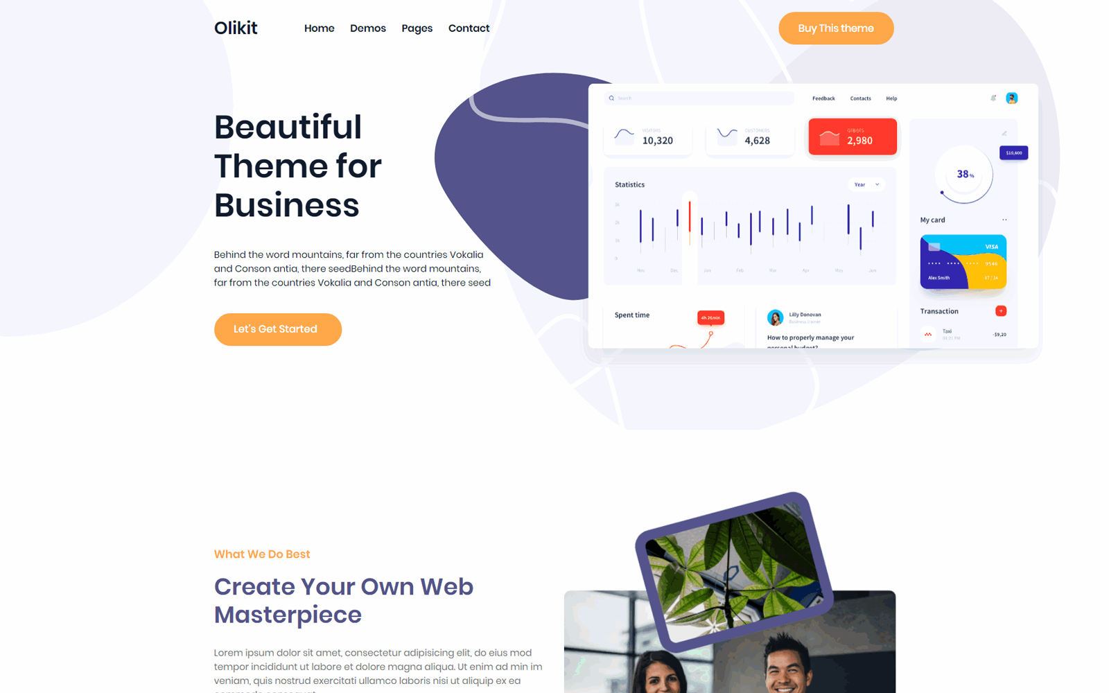 Olikit - Creative SaaS & Agency WordPress Theme