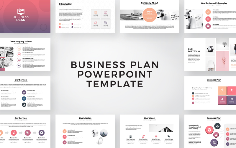 PowerPoint Vorlage namens "Business Plan Presentation" #108065