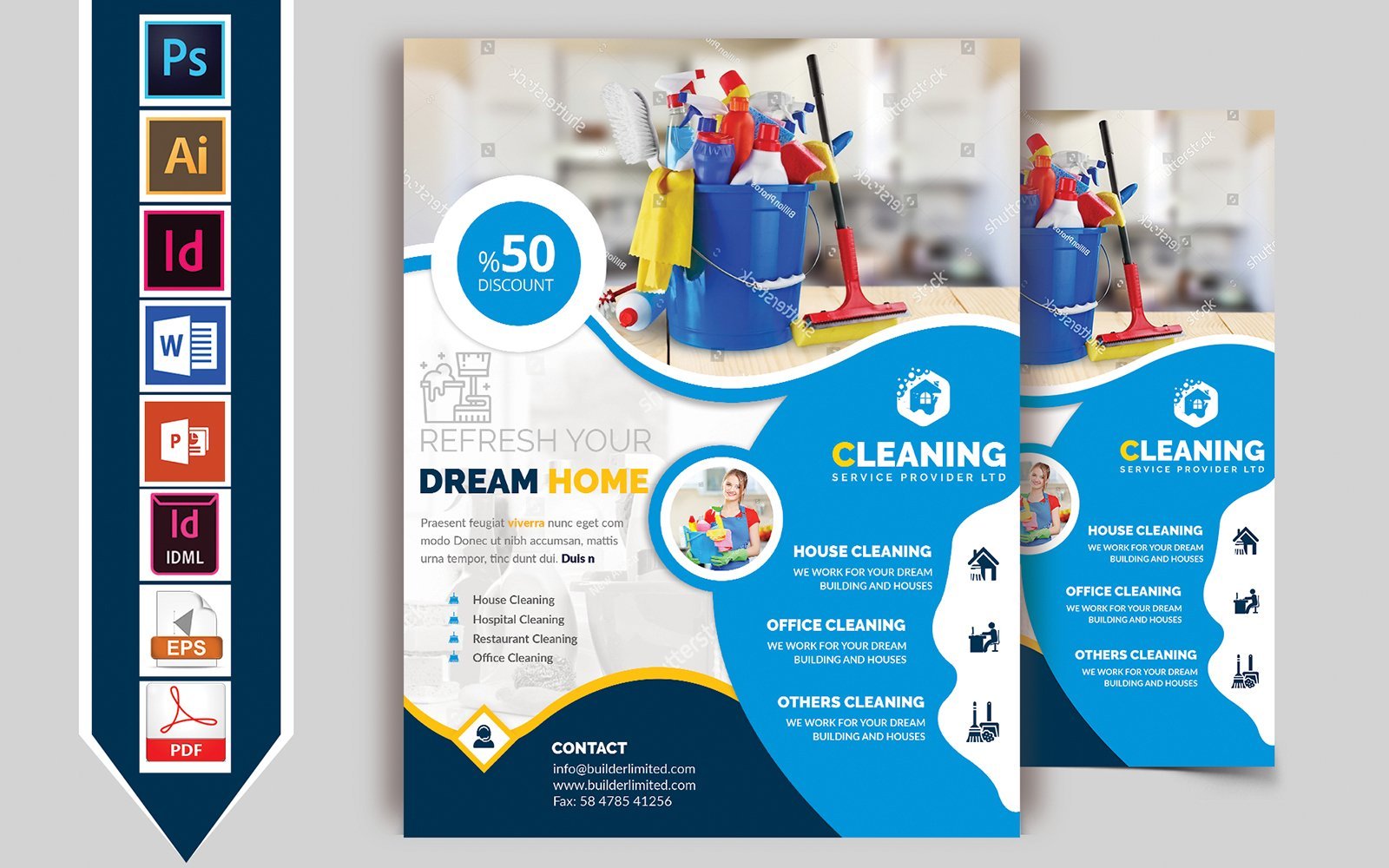 Kit Graphique #108197 Cleaning Working Divers Modles Web - Logo template Preview